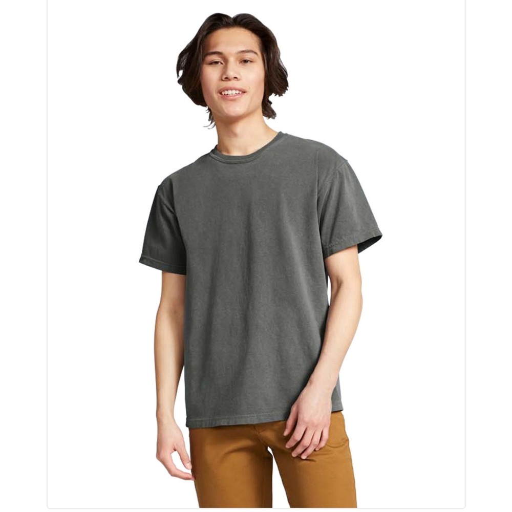 NEW Comfort Colors Unisex Garment-Dyed Heavyweight T-Shirt Sz Med Color Pepper